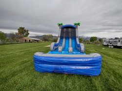 IMG 20240502 181016832 HDR 1714940111 18ft Blue Tropical Double Wet /Dry Slide