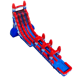 Red White and Cool 27ft waterslide w/slip n slide